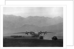 Russian Military Transport Plane on Runway by Anonymous