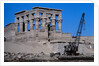 Crane Moving Trajan's Kiosk by Anonymous