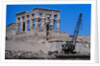 Crane Moving Trajan's Kiosk by Anonymous