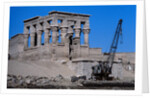 Crane Moving Trajan's Kiosk by Anonymous