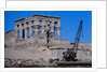 Crane Moving Trajan's Kiosk by Anonymous