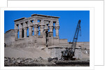 Crane Moving Trajan's Kiosk by Anonymous
