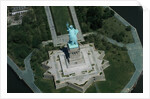 Aerial View of Statue of Liberty by Anonymous