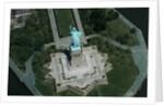 Aerial View of Statue of Liberty by Anonymous