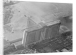 Aerial View of Building and Fire Scene by Anonymous