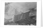 Aerial View of Building and Fire Scene by Anonymous