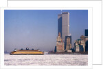 Governor's Island and Manhattan Skyscrapers by Anonymous