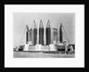 Suspension Bridge Building by Anonymous
