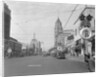 Hollywood Boulevard Decorated for Christmas by Anonymous