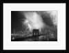 Fireworks over the Brooklyn Bridge by Anonymous