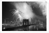 Fireworks over the Brooklyn Bridge by Anonymous