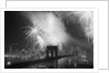 Fireworks over the Brooklyn Bridge by Anonymous