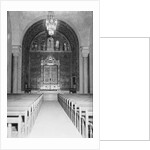 Interior View of the Temple Emanuel by Anonymous