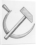 Communist Emblem of the Hammer and Sickle by Anonymous