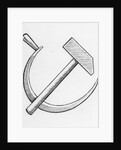 Communist Emblem of the Hammer and Sickle by Anonymous