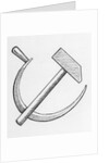 Communist Emblem of the Hammer and Sickle by Anonymous