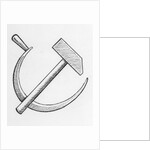 Communist Emblem of the Hammer and Sickle by Anonymous