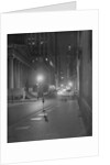 View of Wall Street Offices Working at Night by Anonymous