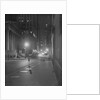 View of Wall Street Offices Working at Night by Anonymous