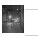 View of Wall Street Offices Working at Night by Anonymous