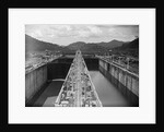 Emergency Dams Closing Behind Locks by Anonymous