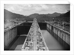 Emergency Dams Closing Behind Locks by Anonymous