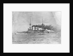 German Battleship Being Sunk by Anonymous
