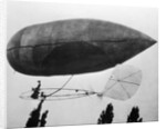 First Woman to Fly on Airship by Anonymous