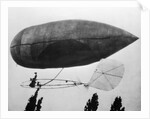 First Woman to Fly on Airship by Anonymous