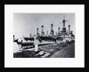 Ships Docked at Navy Yard by Anonymous