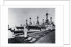 Ships Docked at Navy Yard by Anonymous