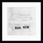 Mailing Package for Diphtheria Serum by Anonymous