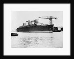 View of French Liner Normandie Being Constructed by Anonymous