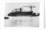 View of French Liner Normandie Being Constructed by Anonymous
