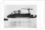 View of French Liner Normandie Being Constructed by Anonymous