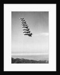 Airplanes Flying in Order by Anonymous
