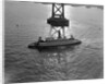 Ferryboat Sailing Past a Pier Tower by Anonymous