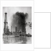 View of Gushing Oil Well by Anonymous