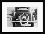 Rear View of Car With Huey P. Long Advertisement by Anonymous