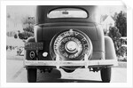 Rear View of Car With Huey P. Long Advertisement by Anonymous