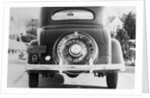Rear View of Car With Huey P. Long Advertisement by Anonymous