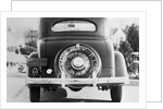 Rear View of Car With Huey P. Long Advertisement by Anonymous