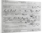 Mae West Marriage License by Anonymous