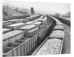 Train Cars Holding Coal Supplies by Anonymous