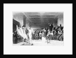 Illustration Depicting Phyrne in Greek Courtroom by Anonymous
