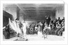 Illustration Depicting Phyrne in Greek Courtroom by Anonymous