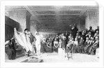 Illustration Depicting Phyrne in Greek Courtroom by Anonymous