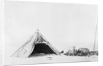 View of Secluded Tent in Antarctica in The Snow by Anonymous