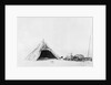 View of Secluded Tent in Antarctica in The Snow by Anonymous