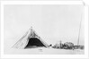 View of Secluded Tent in Antarctica in The Snow by Anonymous